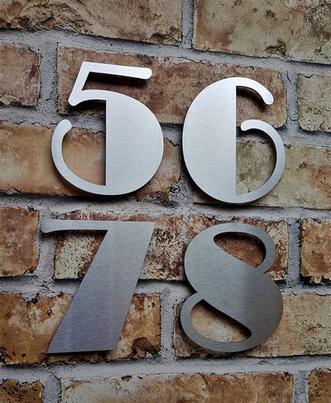 house numbers for metal doors|adhesive door numbers and letters.